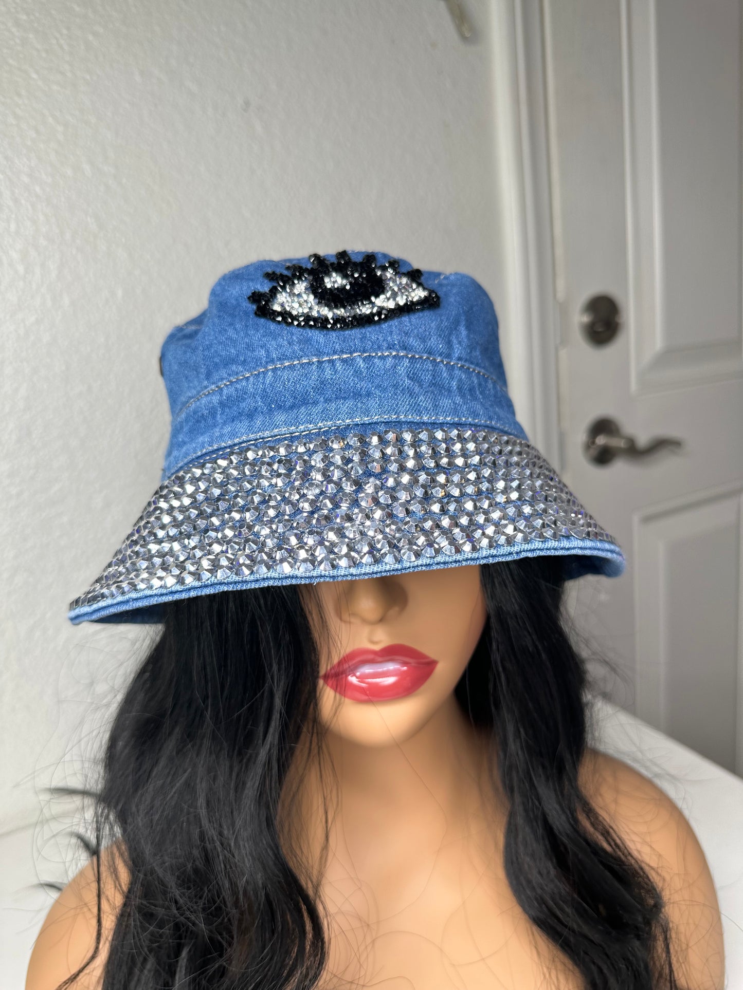 Denim All-Seeing Bucket Hat