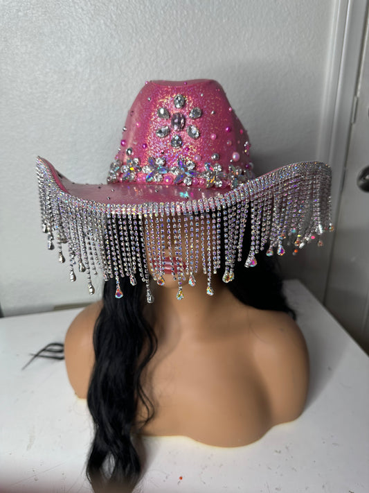 Sparkle Barbie cowgirl hat