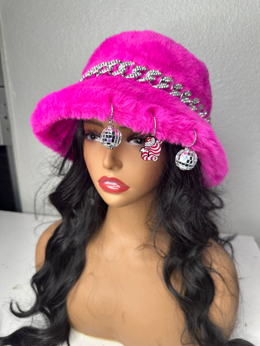 Cheshire Pink Disco Hat