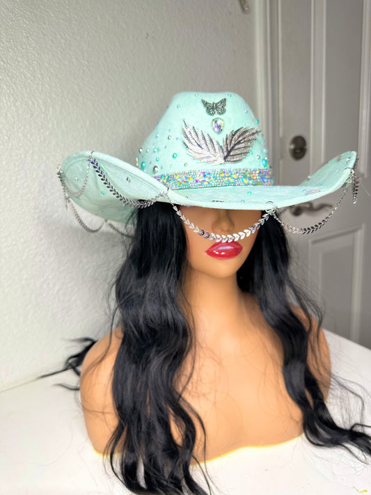 Mint Mirage Cowgirl hat